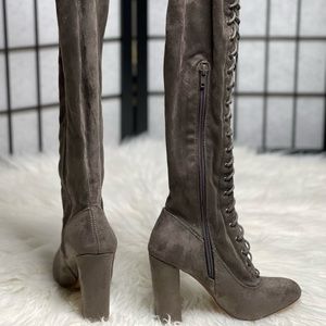 WOMENS SHOE DAZZLE OVER THE KNEE BOOTS
